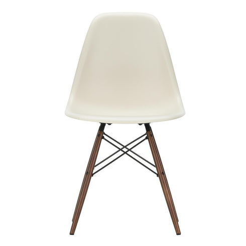 Cadeira Eames em Plástico DSW / Base dark maple